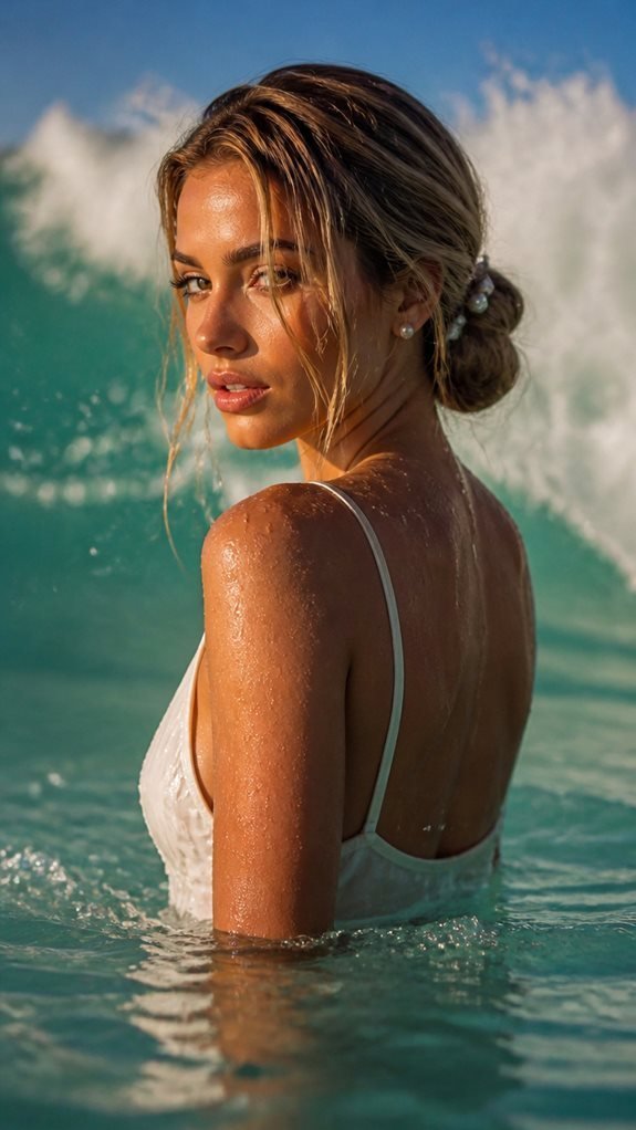 chic low side bun