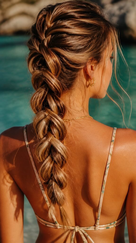 chic pull through braid technique