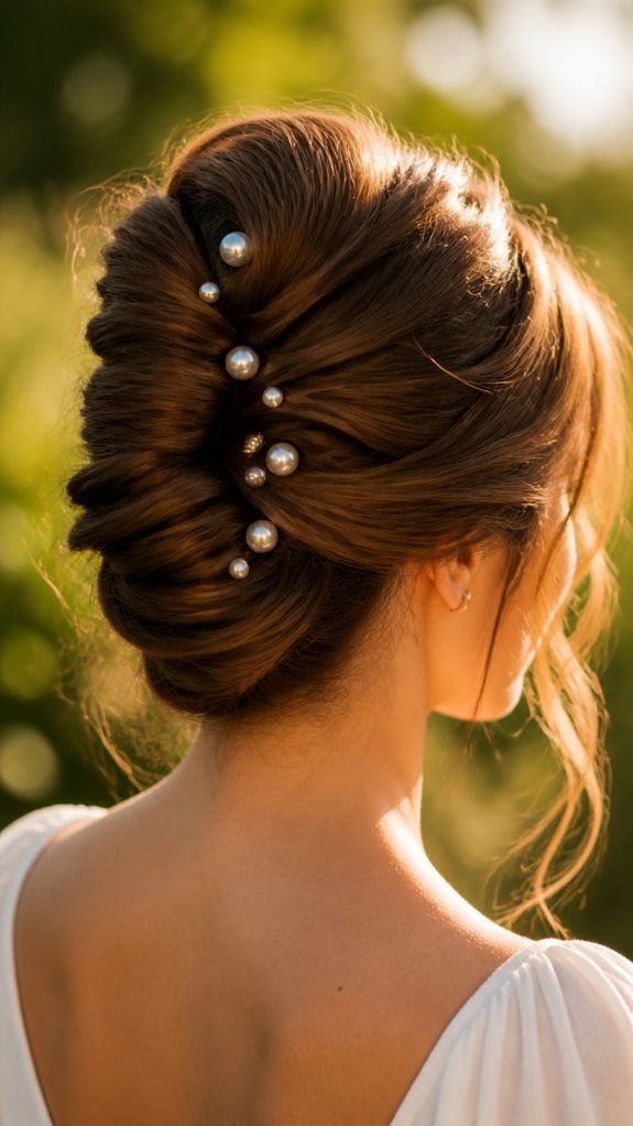 chic summer french twist