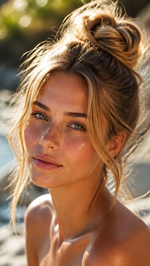 effortless summer messy bun