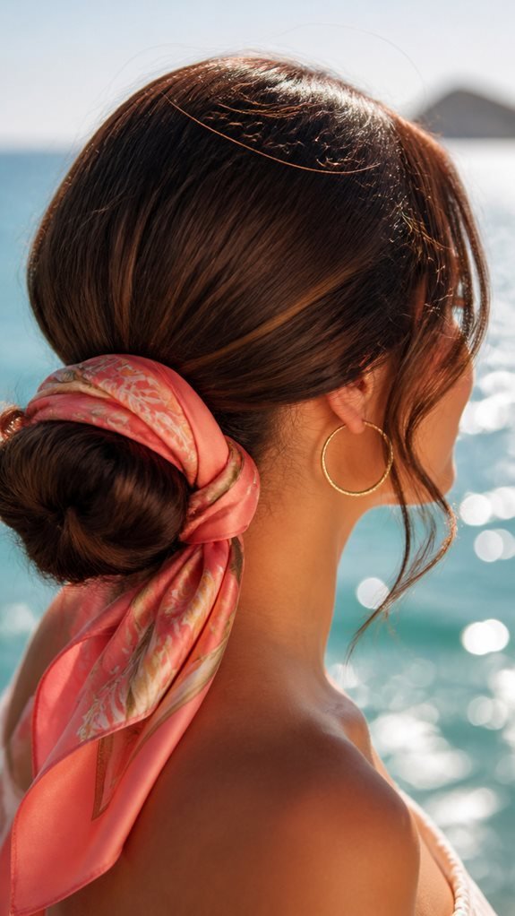 elegant low bun hairstyle