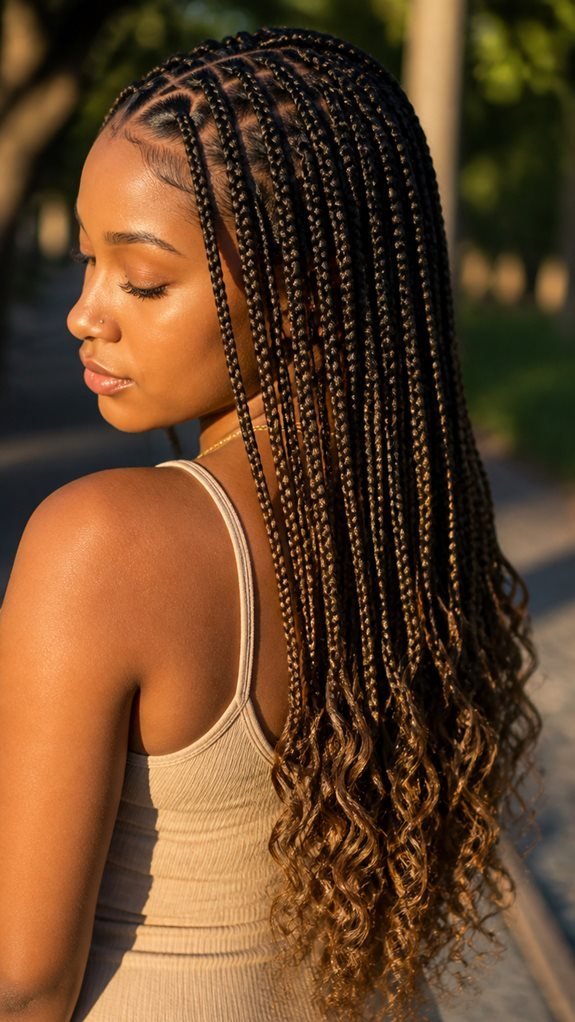 gentle knotless braid protection