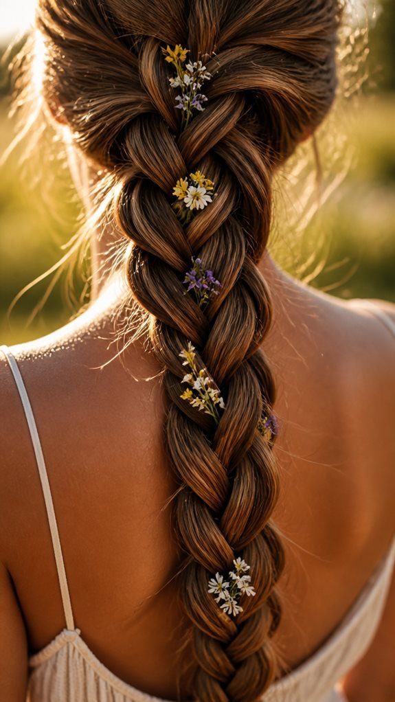 intricate four strand braid technique