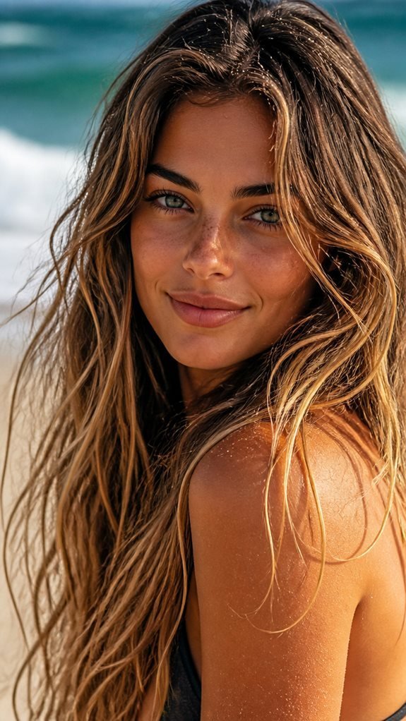 laid back beachy waves technique