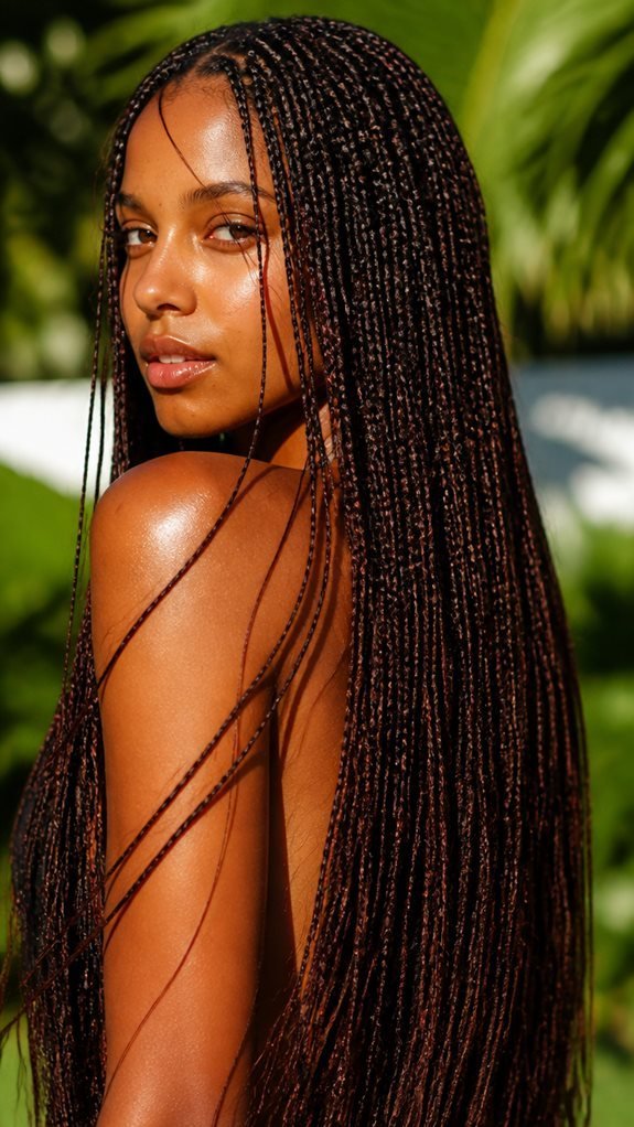 micro braids for retention