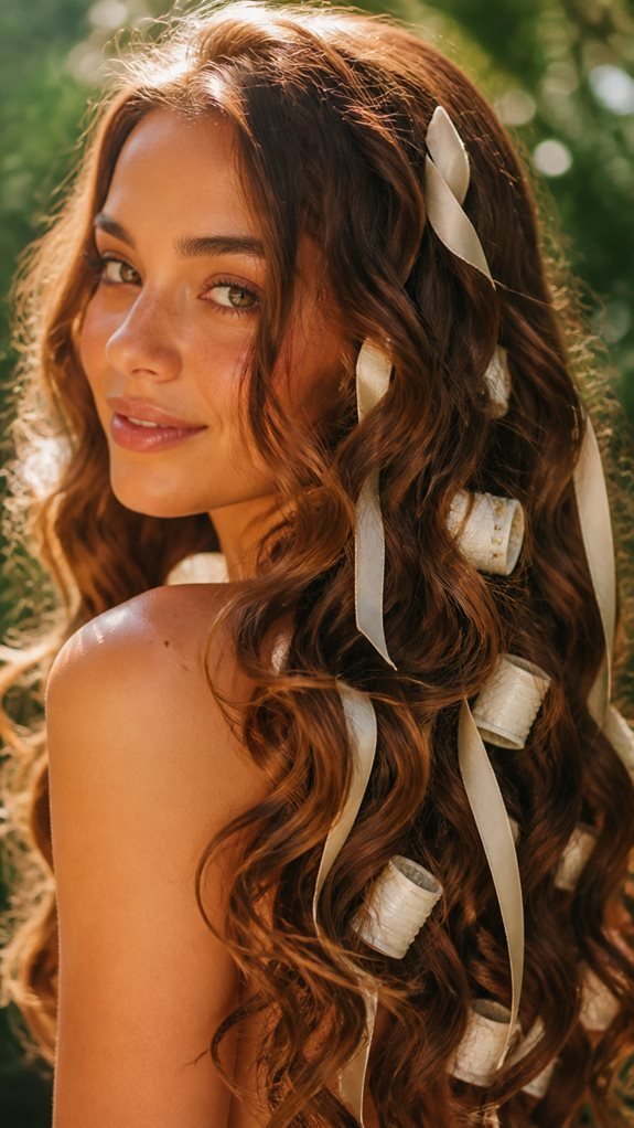 no damage braid curling method