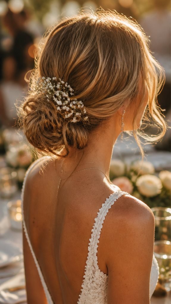polished yet effortless updo