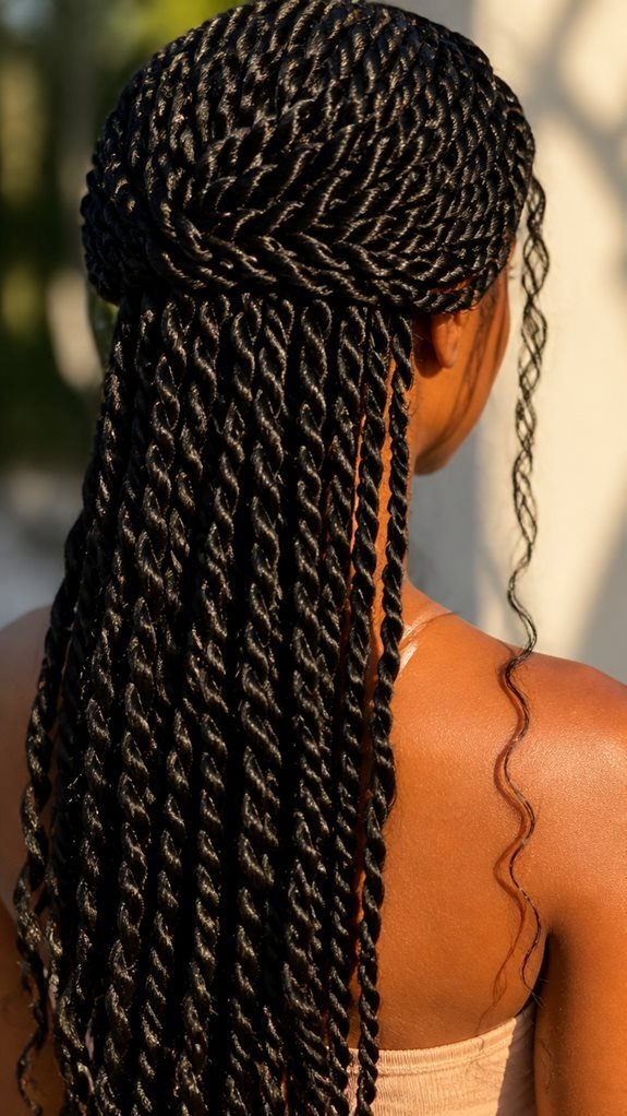 protective summer rope twists