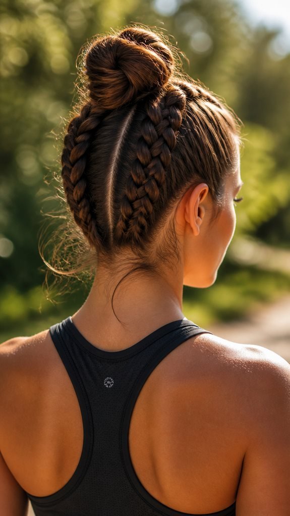 secure summer hairstyle solution