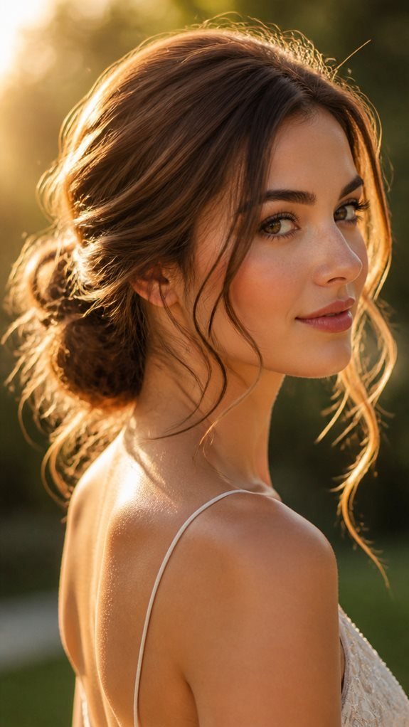 sleek knotted bun elegance