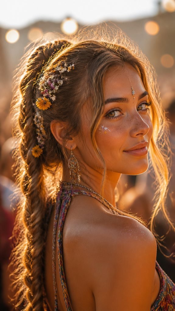 stylish functional braided ponytail