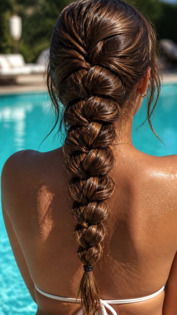 voluminous pull through braid