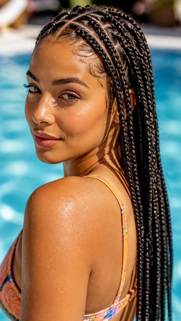 water friendly protective braids