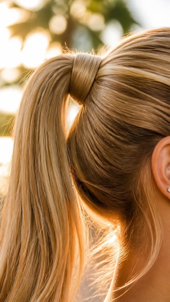 wrap hair to hide elastic